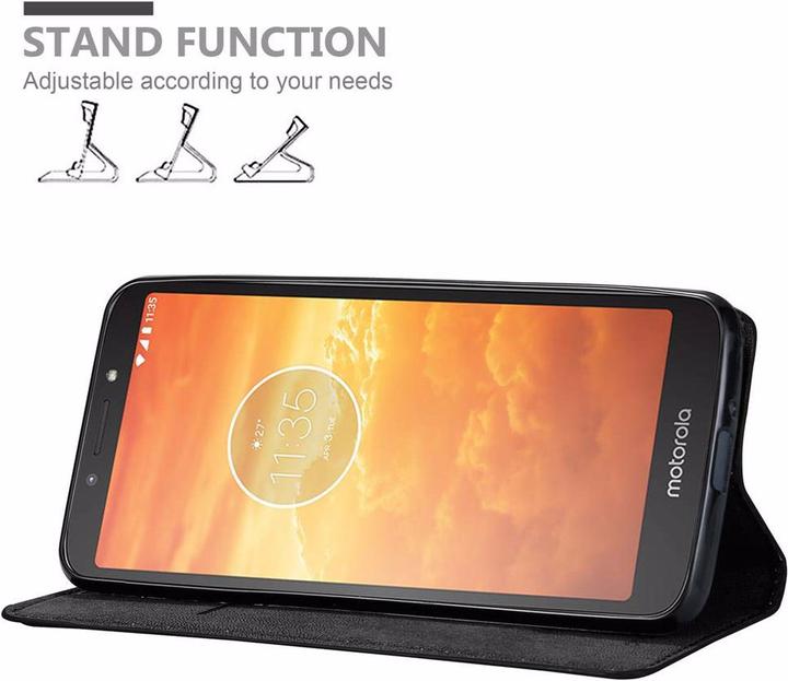 Produktbild Cadorabo Book Invisible Magnet Cover (Motorola Moto E5 Play)