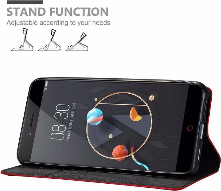 Actual product image Cadorabo Book Invisible Magnet Cover (ZTE Nubia Z17 Mini)