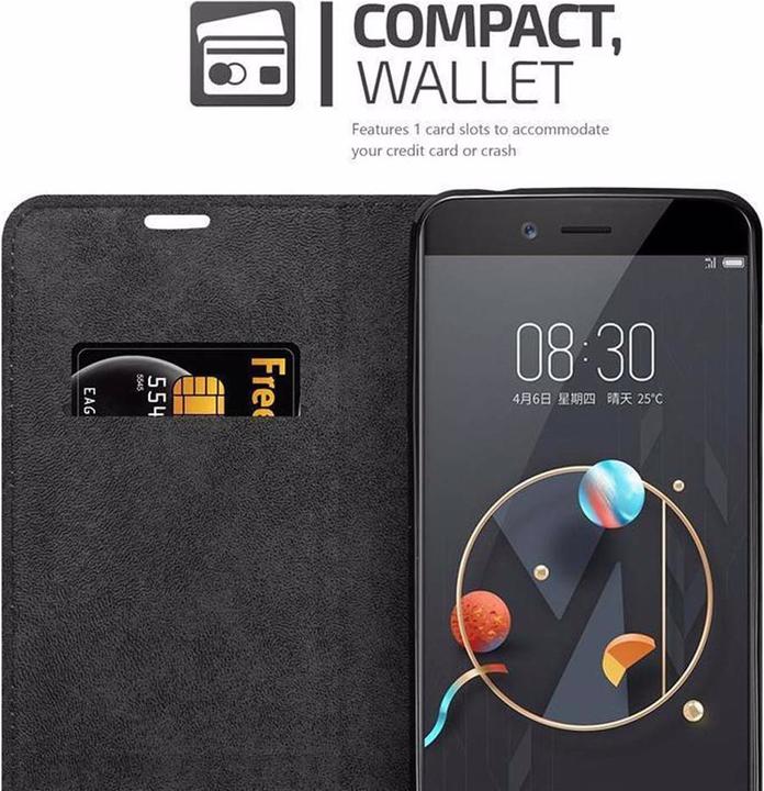 Actual product image Cadorabo Book Invisible Magnet Cover (ZTE Nubia Z17 Mini)