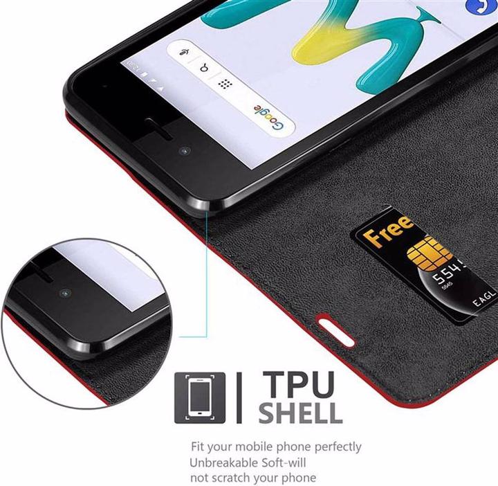 Actual product image Cadorabo Book Invisible Magnet Cover (Wiko Sunny 3 Mini)
