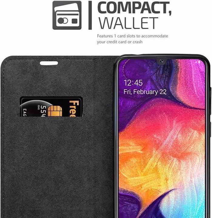 Actual product image Cadorabo Book Invisible Magnet Cover (Samsung Galaxy A50)