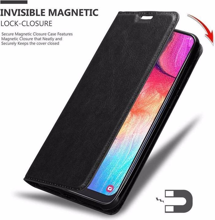 Actual product image Cadorabo Book Invisible Magnet Cover (Samsung Galaxy A50)