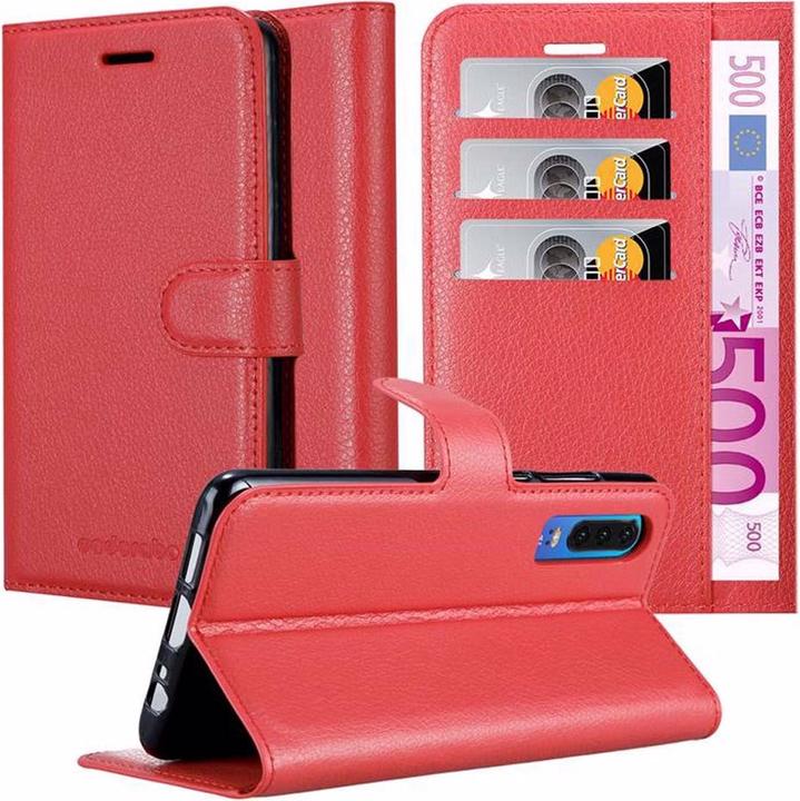 Actual product image Cadorabo Book with stand function cover (Huawei P30)