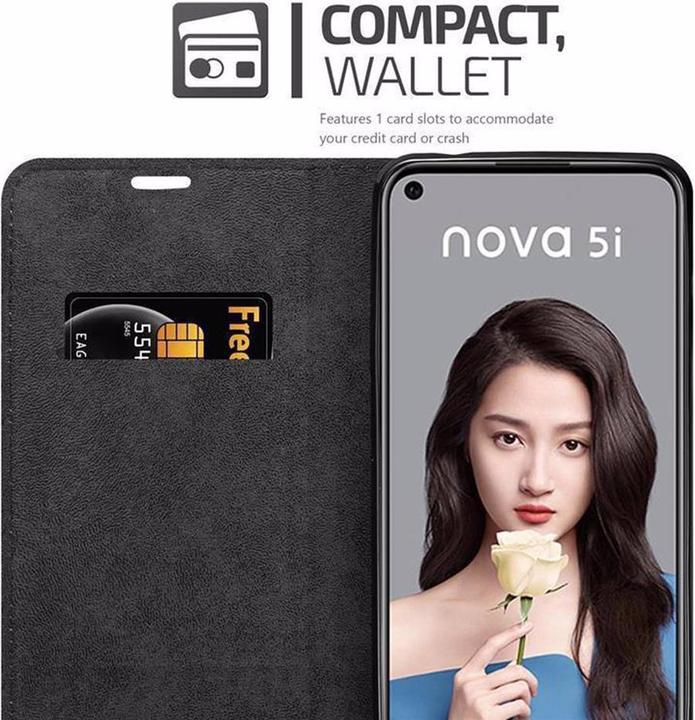 Image du produit Cadorabo Book Couverture magnétique invisible (Huawei P20 Lite, Huawei Nova 5i)