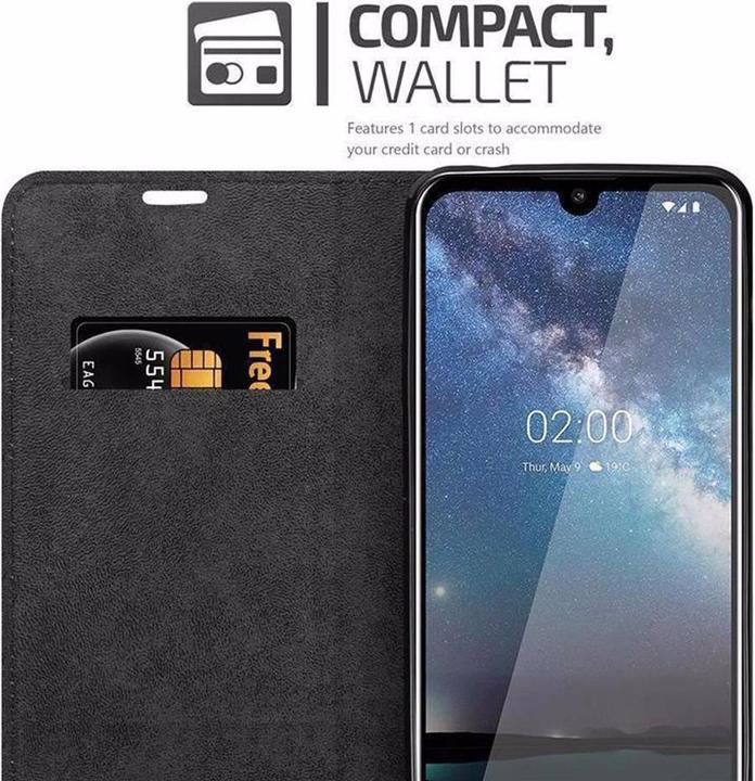 Produktbild Cadorabo Book Invisible Magnet Cover (Nokia 2.2)
