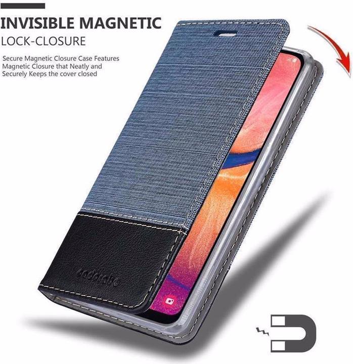 Actual product image Cadorabo Book Jeans Optics Cover (Samsung Galaxy A10e)