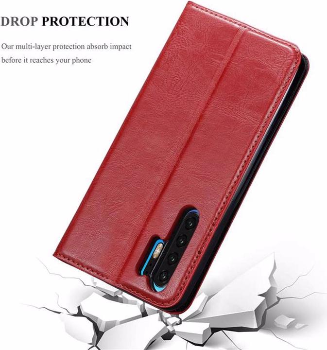 Actual product image Cadorabo Book Invisible Magnet Cover (Huawei P30 Pro)