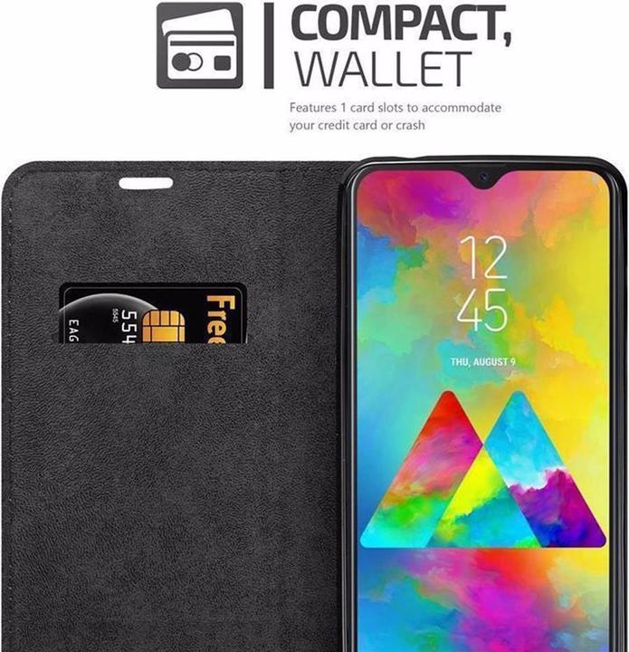 Productafbeelding Cadorabo Boek Onzichtbare Magneethoes (Samsung Galaxy M20)