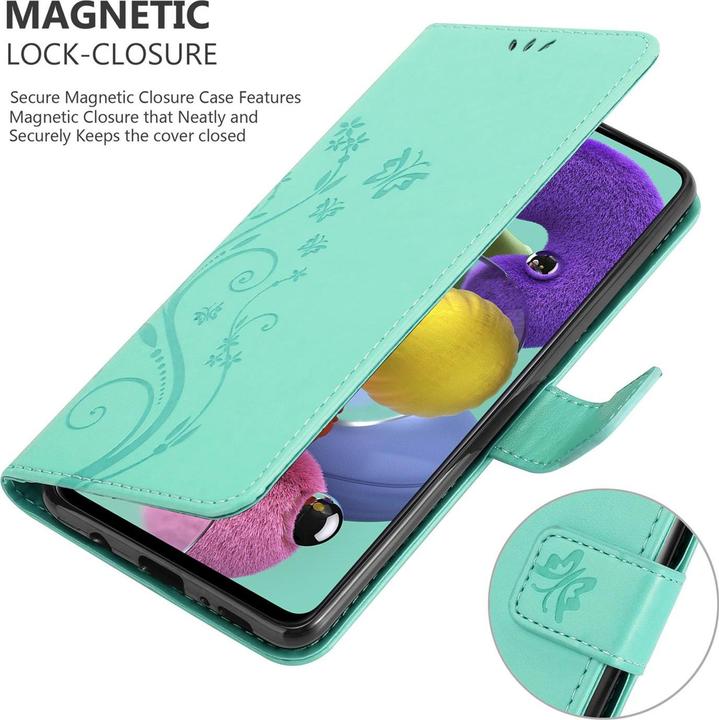 Image du produit Cadorabo Couverture du livre de fleurs (Samsung Galaxy A51 5G)