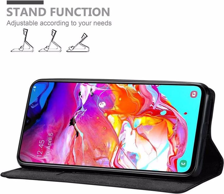 Actual product image Cadorabo Book Invisible Magnet Cover (Samsung Galaxy A70)