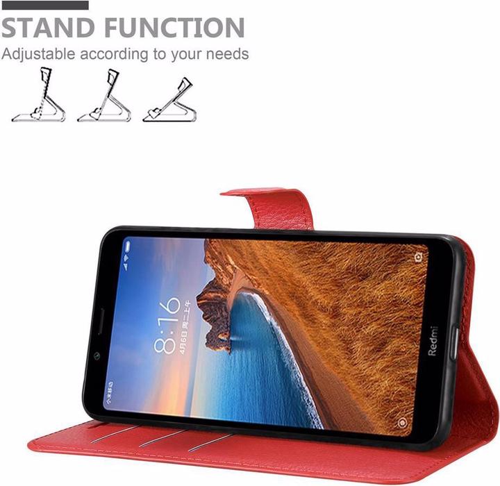 Actual product image Cadorabo Book with stand function cover (Xiaomi Redmi 7A)