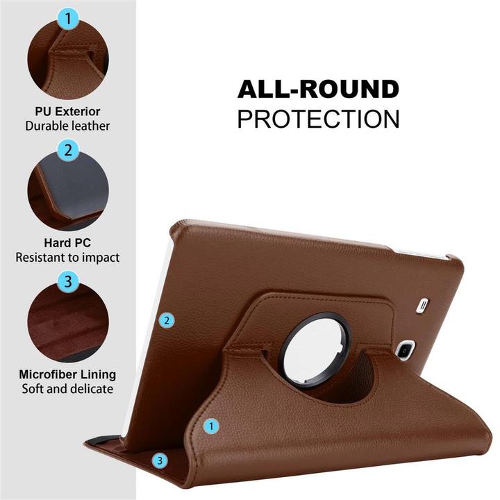 Actual product image Cadorabo Tablet Book Cover (Galaxy Tab E 9.6)