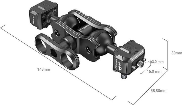 Produktbild SmallRig Drop in HawkLock mini Magic Arm with Quick Release Ball Head 3515B