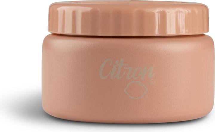 Citron Stainless Steel Food Jar 250ml Blush Pink