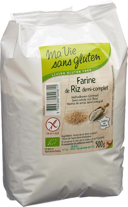 Ma vie sans Gluten Mehl Reis Halbvollkorn (500 g)