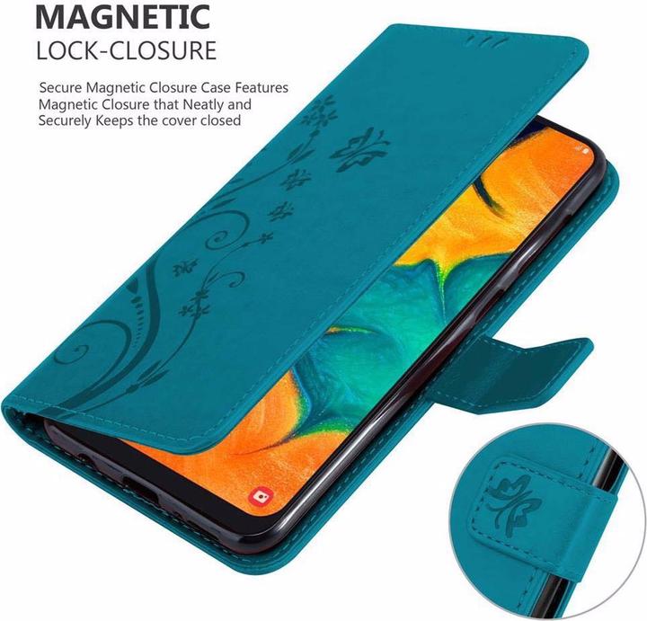 Immagine prodotto Cadorabo Copertina del libro di fiori (Samsung Galaxy A20, Samsung Galaxy A30)