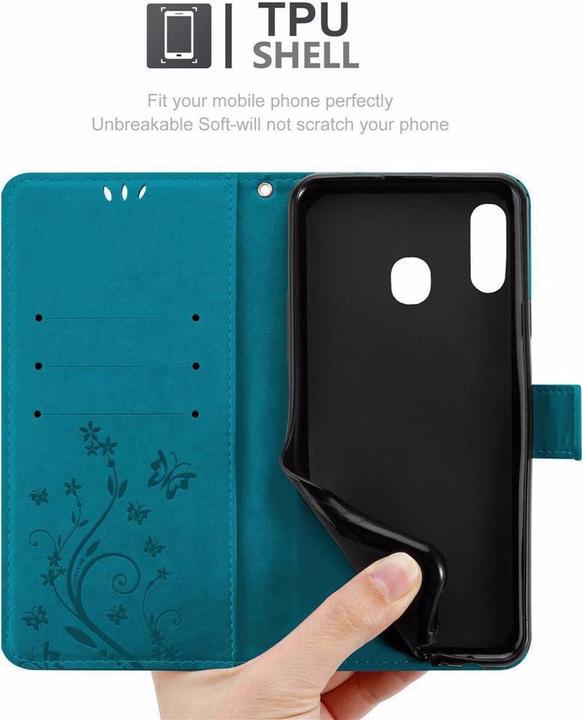 Immagine prodotto Cadorabo Copertina del libro di fiori (Samsung Galaxy A20, Samsung Galaxy A30)