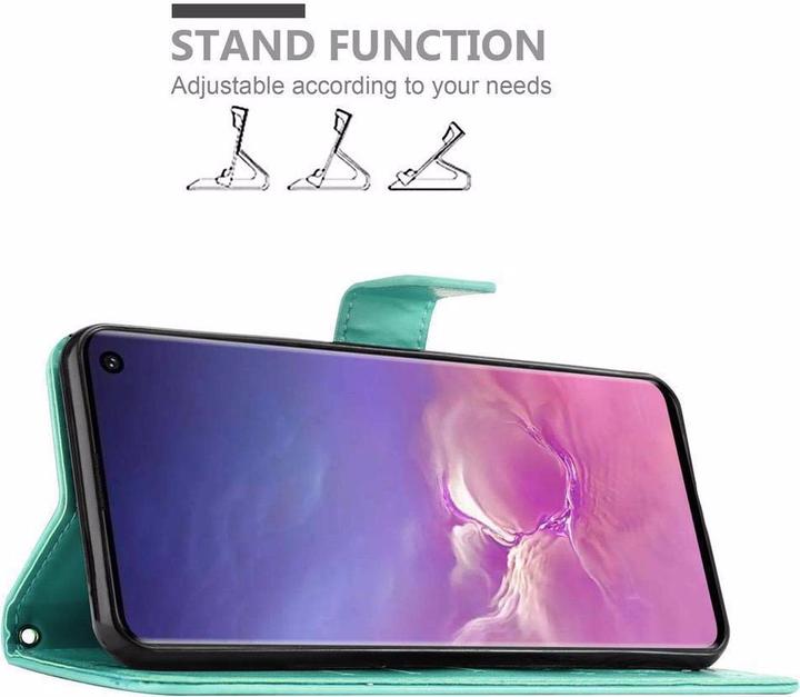 Actual product image Cadorabo Flower Book Cover (Samsung Galaxy S10 5G)