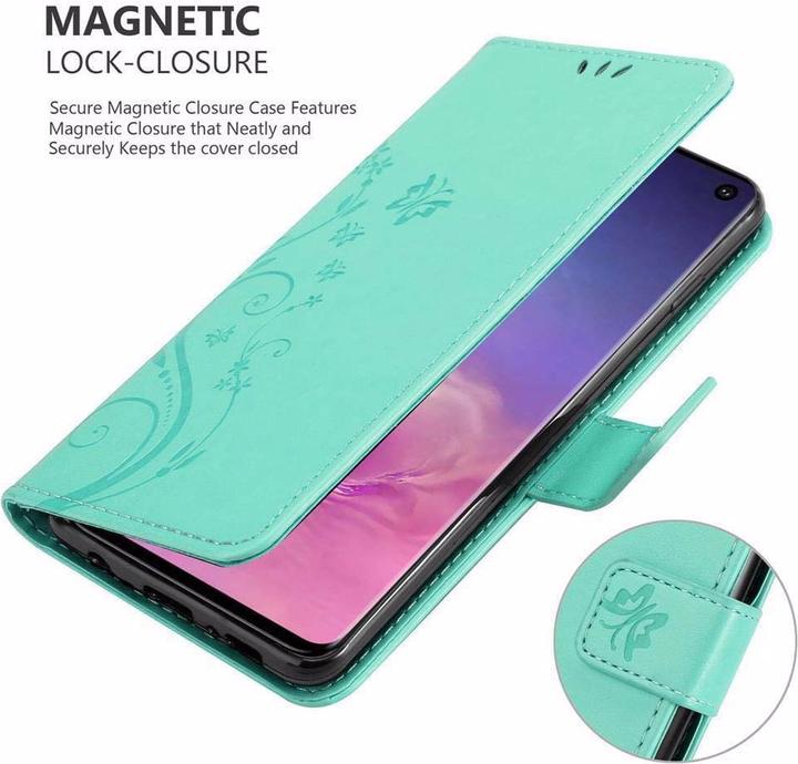 Actual product image Cadorabo Flower Book Cover (Samsung Galaxy S10 5G)