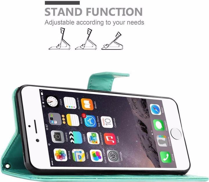 Actual product image Cadorabo Flower Book Cover (Apple iPhone 6 Plus)