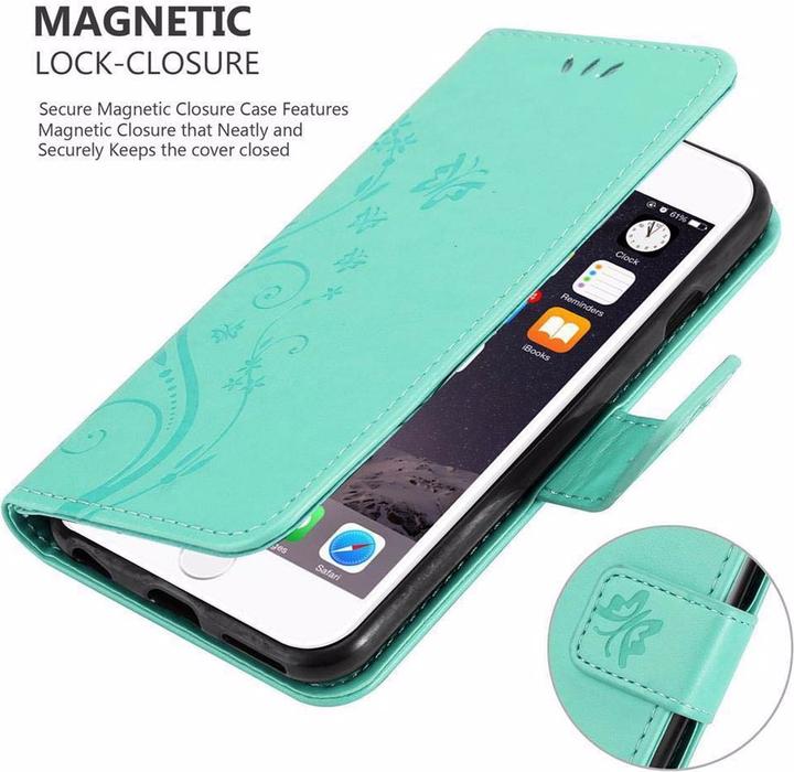 Actual product image Cadorabo Flower Book Cover (Apple iPhone 6 Plus)