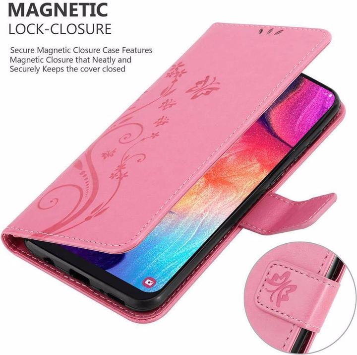 Productafbeelding Cadorabo Bloemen Boekomslag (Samsung Galaxy A50)