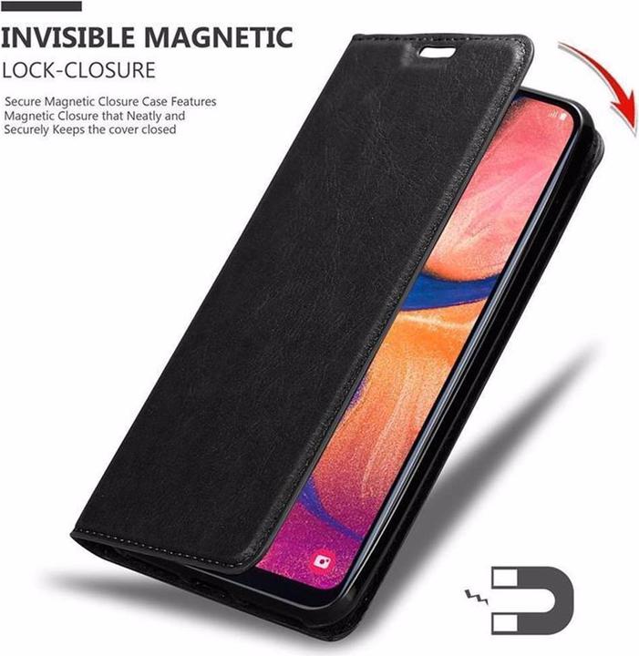 Produktbild Cadorabo Book Invisible Magnet Cover (Samsung Galaxy A10e, Samsung Galaxy A20e)