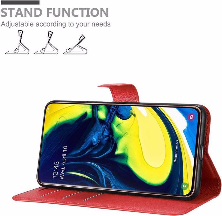 Produktbild Cadorabo Book mit Standfunktion Cover (Samsung Galaxy A80)