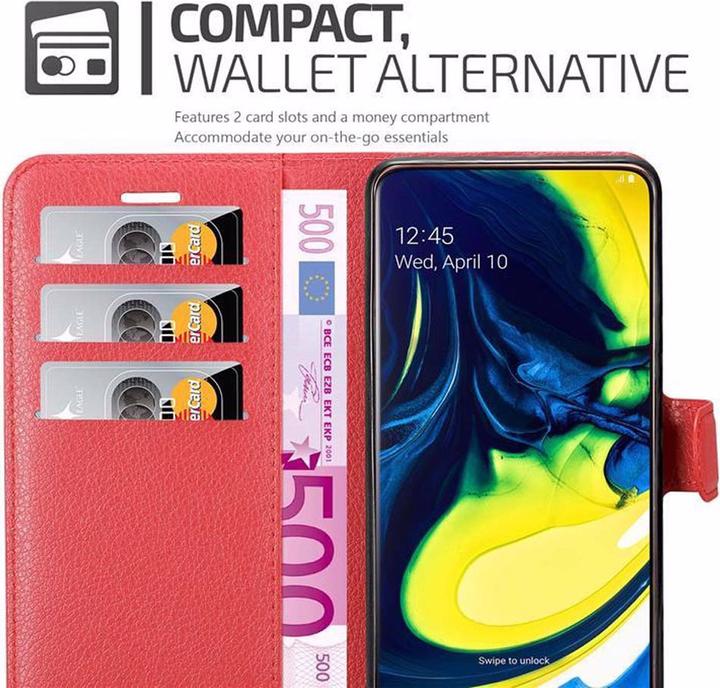 Produktbild Cadorabo Book mit Standfunktion Cover (Samsung Galaxy A80)