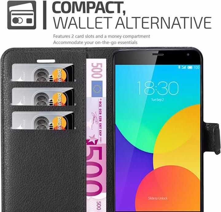 Produktbild Cadorabo Book mit Standfunktion Cover (Meizu MX4)