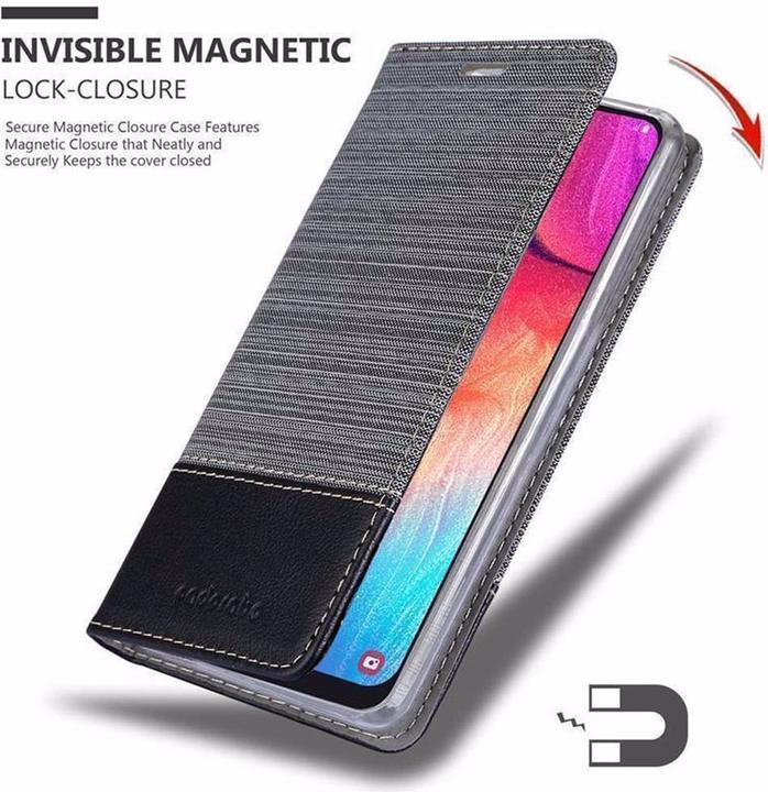 Produktbild Cadorabo Book Jeans Optik Cover (Samsung Galaxy A50)