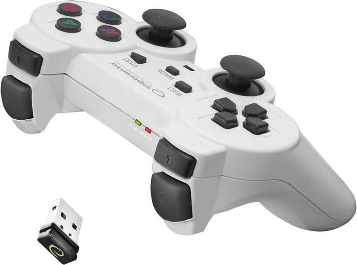 Actual product image Esperanza EGG108W Gaming Controller, RF Gamepad Analog / Digital PC, Playstation 3 (PC, PS3)