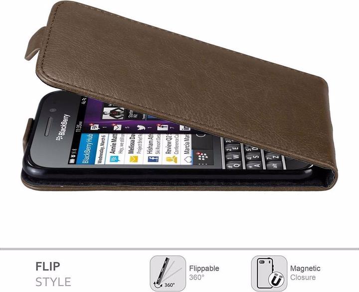 Produktbild Cadorabo Flip wie Invisible Cover (Blackberry Q10)