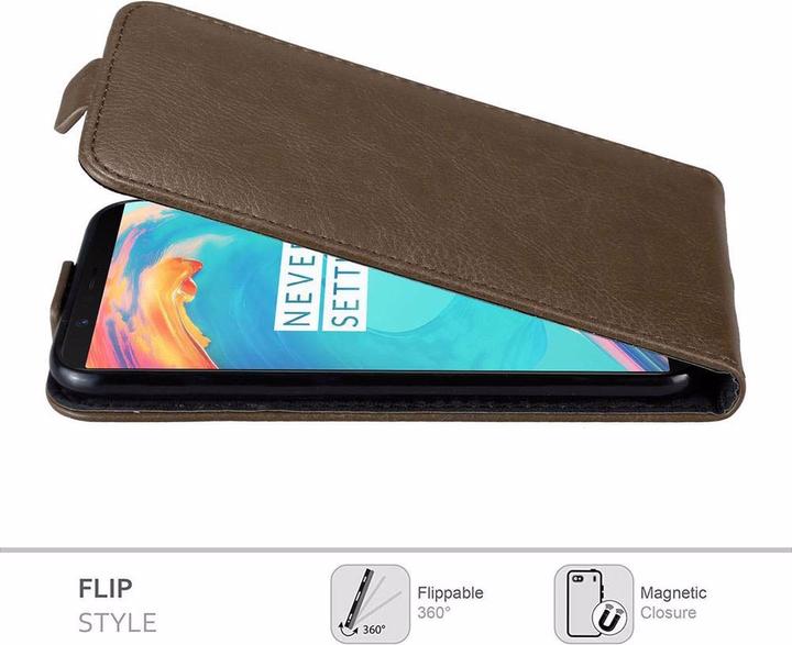 Actual product image Cadorabo Flip like Invisible Cover (OnePlus 5T)
