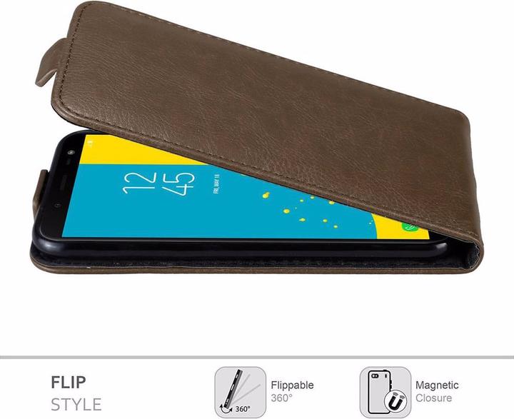 Actual product image Cadorabo Flip like Invisible Cover (Samsung Galaxy J6 (2018))