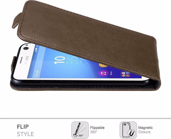 Actual product image Cadorabo Flip like Invisible Cover (Sony Xperia C4)