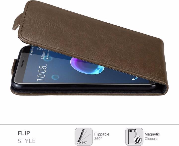 Produktbild Cadorabo Flip wie Invisible Cover (HTC Desire 12)