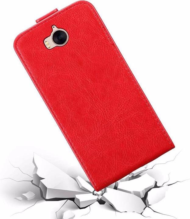 Actual product image Cadorabo Flip like Invisible Cover (Huawei Y5 (2017), Huawei Y6 (2017))