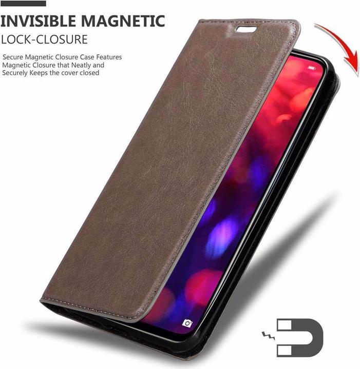 Actual product image Cadorabo Book Invisible Magnet Cover (Honor View 20)