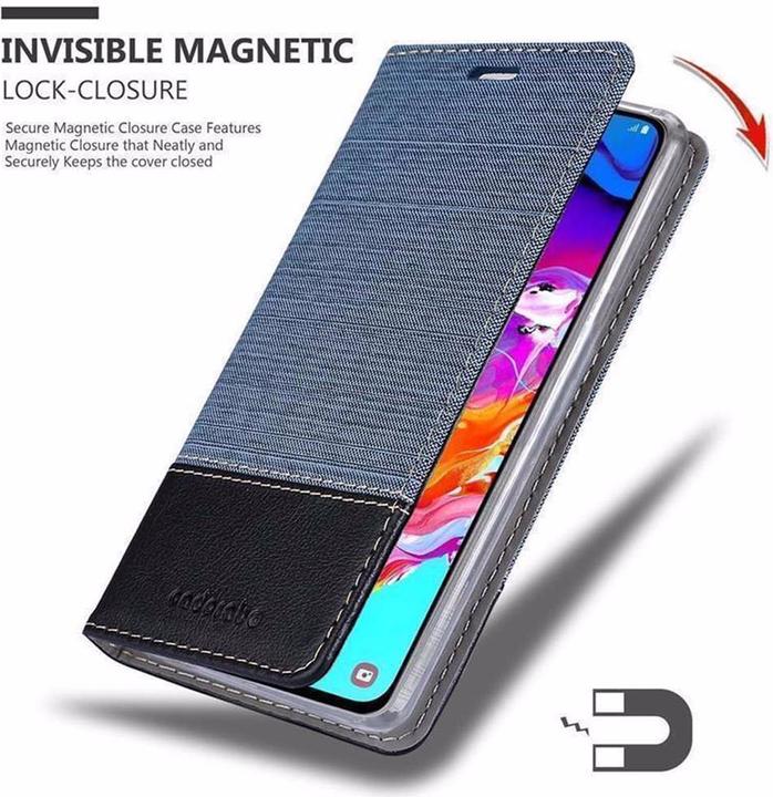 Actual product image Cadorabo Book Jeans Optics Cover (Samsung Galaxy A70)