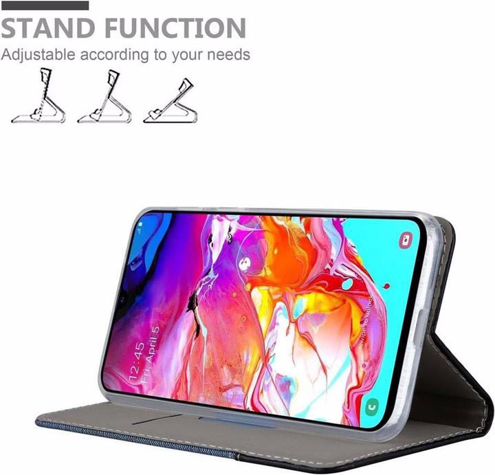 Actual product image Cadorabo Book Jeans Optics Cover (Samsung Galaxy A70)