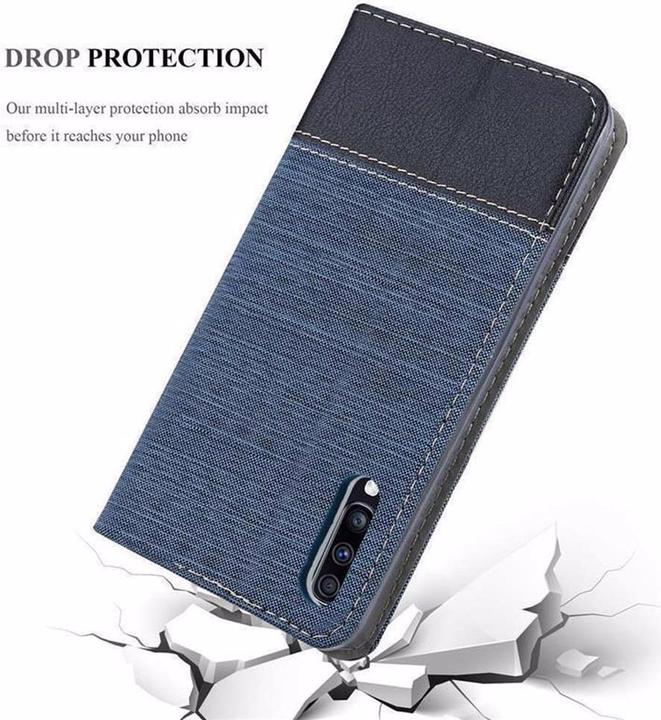Actual product image Cadorabo Book Jeans Optics Cover (Samsung Galaxy A70)