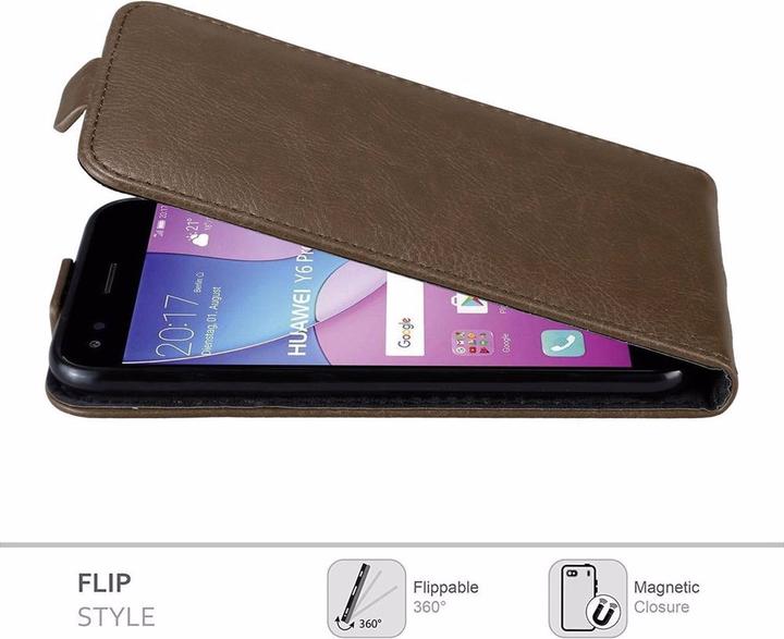 Image du produit Cadorabo Flip comme Invisible Cover (Huawei Y6 Pro)