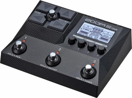 Produktbild Zoom G2 Four Multi-Effekt-Gerät mit Klinkenkabel (Bass, Gitarre)