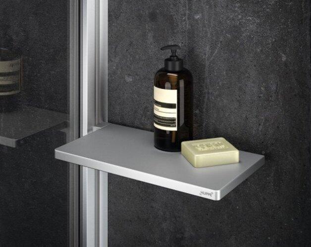 Actual product image Hüppe Shower tray Hppe Select+ silver matt