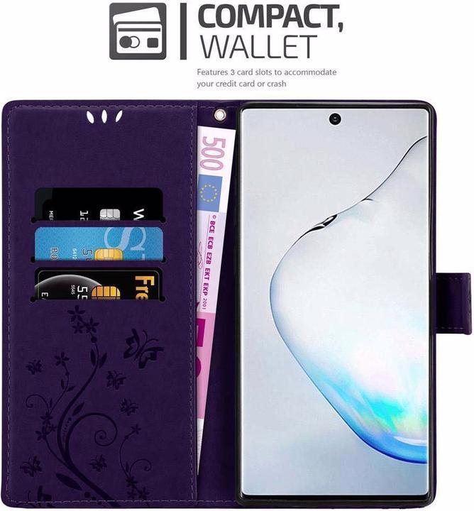 Image du produit Cadorabo Couverture du livre de fleurs (Samsung Galaxy Note 10 Plus)