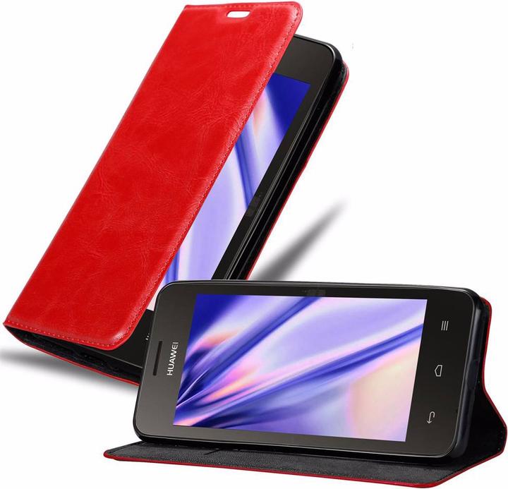 Actual product image Cadorabo Book Invisible Magnet Cover (Huawei Ascend Y330, Huawei Ascend Y360)