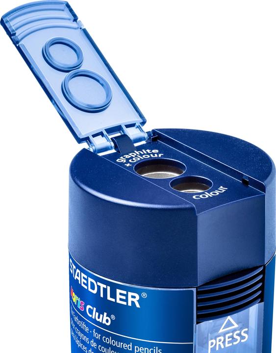 Actual product image Staedtler 512 F Double sharpening box blister card, Noris Club Design