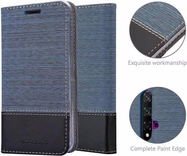 Image du produit Cadorabo Couverture look jeans Book (Huawei Nova 5, Huawei Nova 5 Pro)