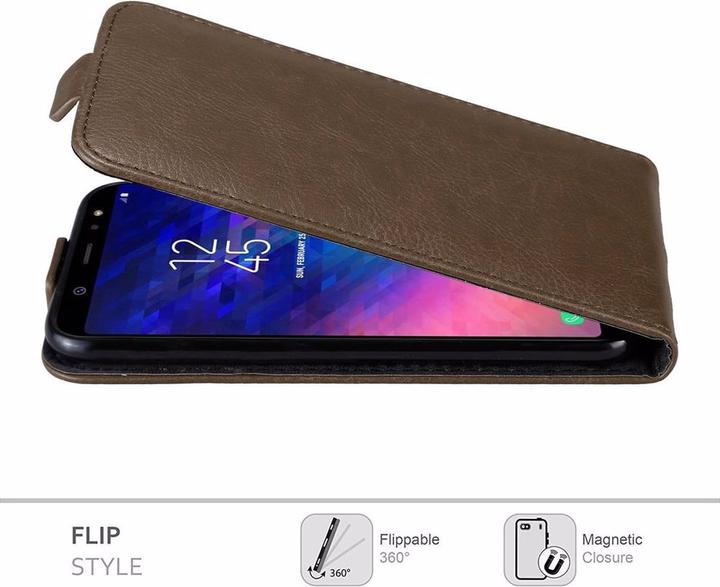 Actual product image Cadorabo Flip like Invisible Cover (Samsung Galaxy A6+)